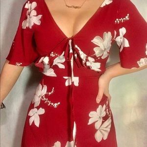 floral maxi dress